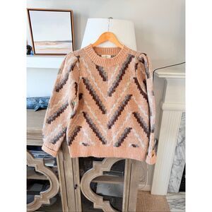 Entro Paloma Sweater in Pink Size Medium